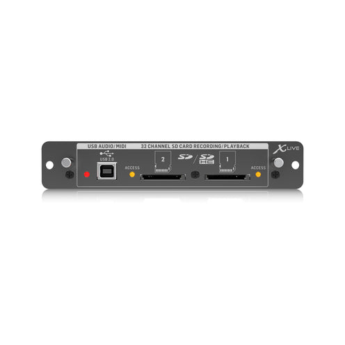 Behringer X-LIVE X32 Expansion Card for 32-channel SD/SDHC card and USB Recording