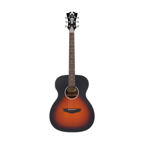 D'Angelico Premier Tammany LS Orchestra Acoustic Guitar, Satin Vintage Burst