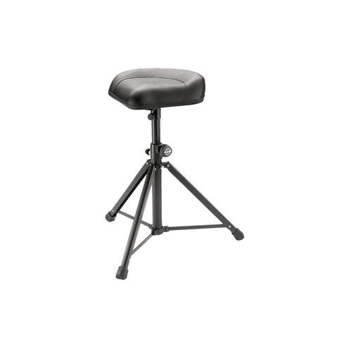 K&M 14052-000-55 14052 Stool, Black Leather