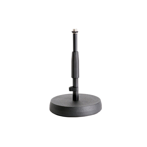 K&M 23325-500-55 23325 Table/Floor Microphone Stand, Black