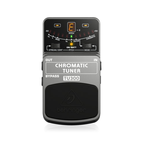 Behringer TU300 Chromatic Guitar/Bass Tuner Pedal
