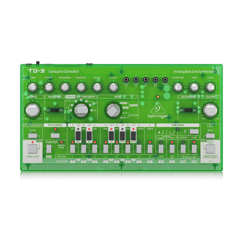 Behringer TD-3-LM Analog Bass Line Synthesizer, Lime