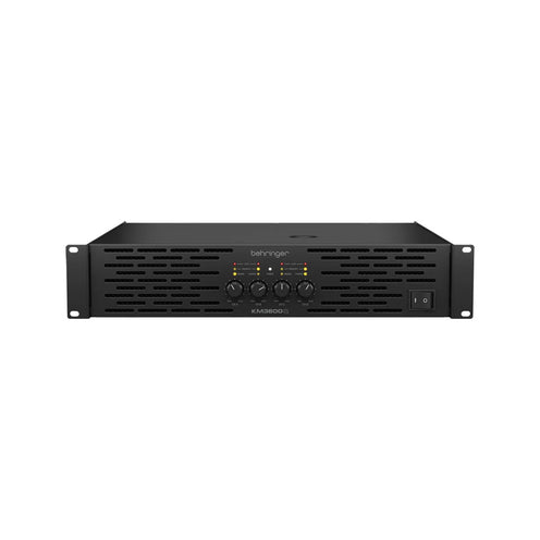 Behringer KM3600Q Professional 3600W 4-Channel Power Amplifier w/ATR Technology, UK Plug