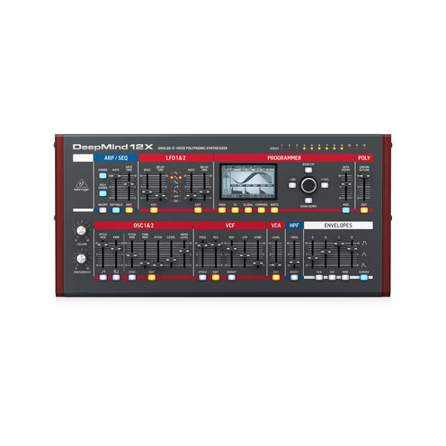 Behringer Deepmind 12XD 32-Step 12-Voice Analog Synthesizer, EU Plug