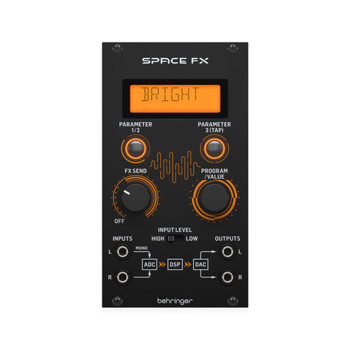 Behringer SPACE FX 24-bit Stereo Multi-Effects Engine Module
