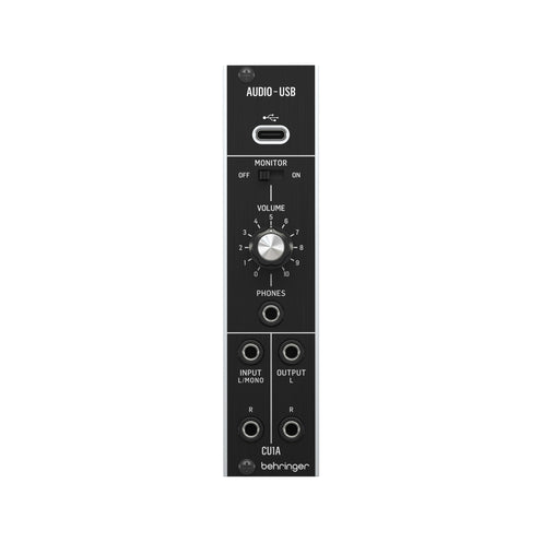 Behringer CU1A Ultra-Low Latency 2 In/2 Out USB/Audio Interface for Eurorack