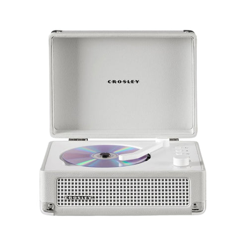 Crosley Cruiser Portable Retro CD Player, White Sand