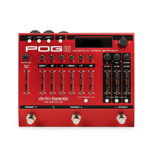 Electro-Harmonix POG3 Polyphonic Octave Generator Guitar Effects Pedal