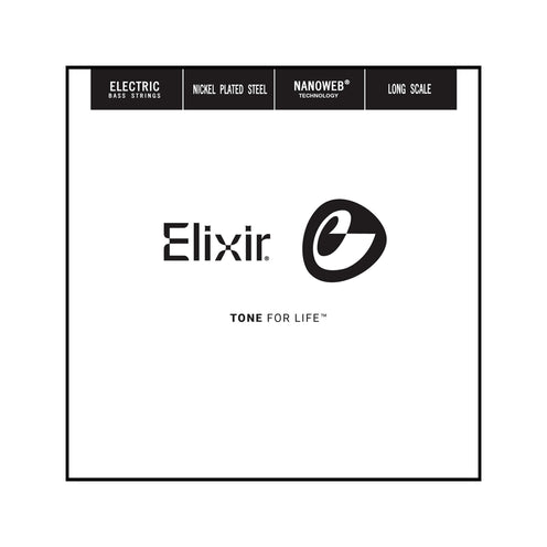 Elixir 15435 Nanoweb .135 Long Scale, Single Bass String