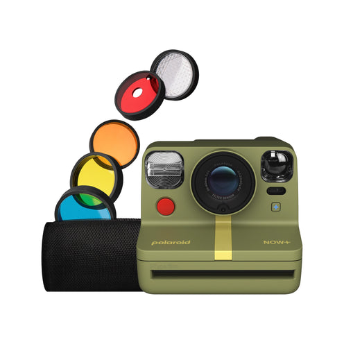 Polaroid Now+ Generation 2 i-Type Instant Camera w/5 lens filters, Forest Green