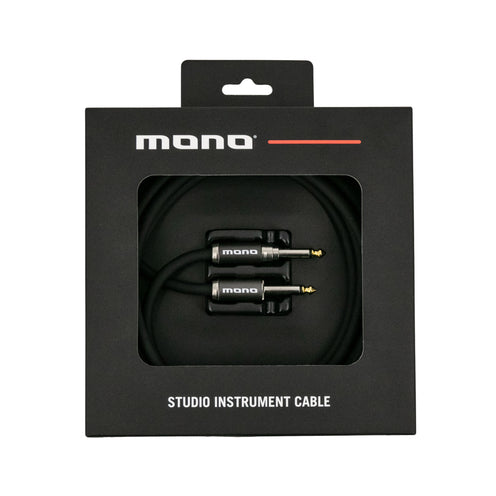 MONO Studio Instrument Cable, Standard Straight to Silent Connector