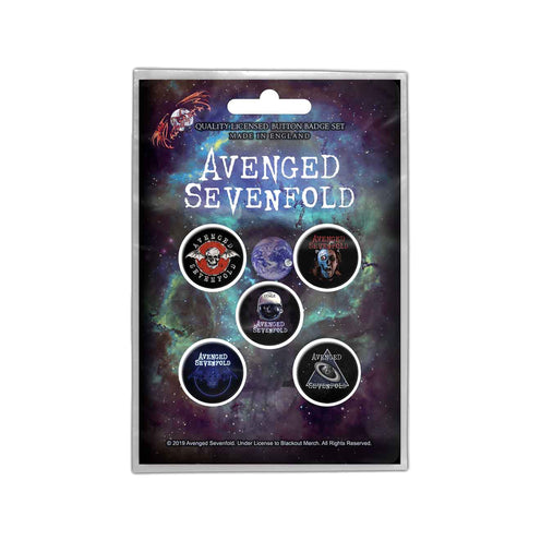 Rockoff Avenged Sevenfold Button Badge Pack: The Stage