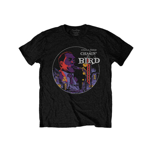 Rockoff Charlie Parker Unisex T-Shirt: Chasin The Bird Hollywood, Black