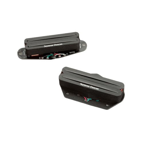 Seymour Duncan Hot Rails 6-String Tele Pickups Set, Black