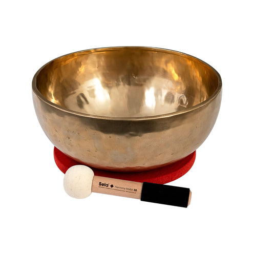 Sela SE-266 Harmony Singing Bowl w/Bag, Mallet & Felt Ring, 29cm
