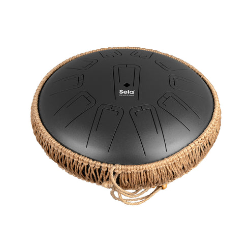 Sela SETD13U1 Unity Series 13 Inch Tongue Drum w/Bag & Mallet in 432Hz C Minor, Black