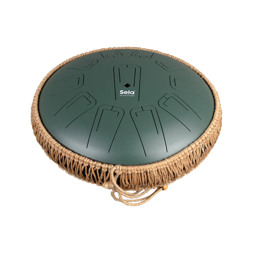 Sela SETD13U2 Unity Series 13 Inch Tongue Drum w/Bag & Mallet in 432Hz C Major, Green