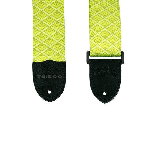 Teisco Polyester Guitar Strap, Green