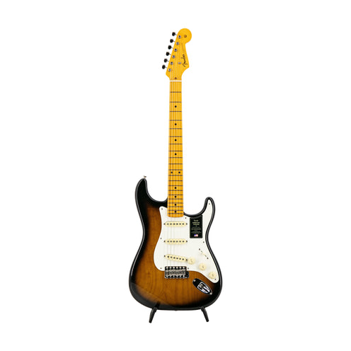 Fender American Vintage II 57 Stratocaster Electric Guitar, Maple FB, 2-Tone Sunburst, V221XXXX