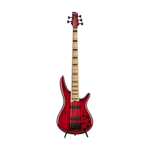 Ibanez ANB205-TWB Andy Nitti Signature Model Electric Bass Guitar, Transparent Wine Red Burst, 18110XXXX